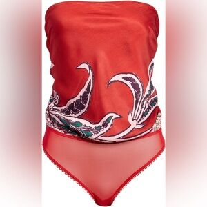 Free People Spellbound Strapless bodysuit